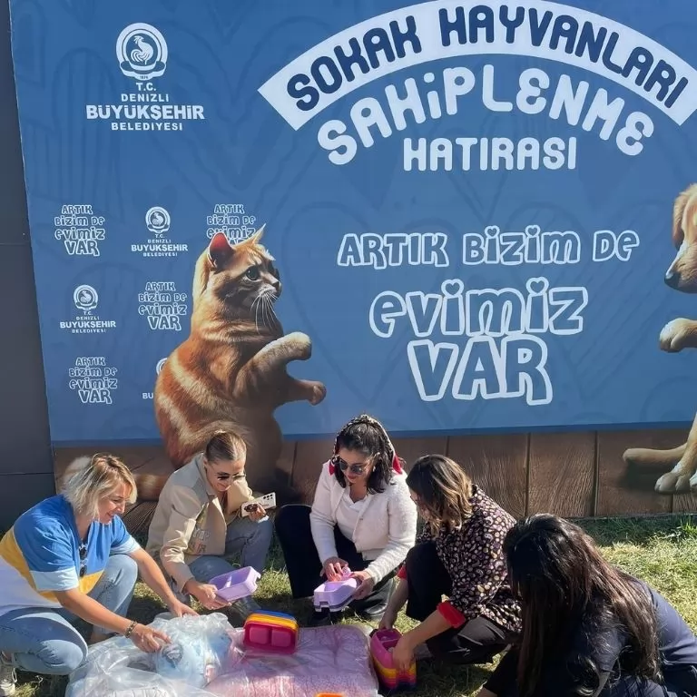 Hayvanları Koruma Haftası'nda Denizli Büyükşehir Belediyesi Hayvan Barınağı Ziyareti